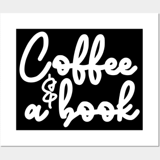 Coffee & a book Posters and Art